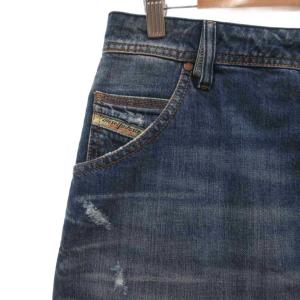 DIESEL KROSHORT デニムショーツ ジーンズ ショート ダメージ加工 ボタンフライ 31 インディゴ /FF