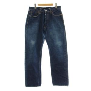 ワイド デニム Wide Denim ジーンズ 31 インディゴ ブルー セルビッチ 赤耳 ルーズストレート
