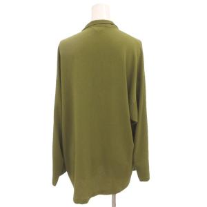 KENZO セットアップ トッパーカーディガン ラップスカート アシンメトリー ロング 2 緑  グリーン /FF