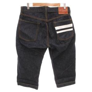 桃太郎ジーンズ MOMOTARO JEANS デニムハーフパンツ ショーツ 出陣 セルビッチ 赤耳 W34 インディゴ /FF  GY12