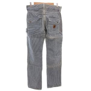 Carhartt ペインターパンツ ヒッコリーデニム ジーンズ ストレート ロゴ 30 インディゴ 05746-0104