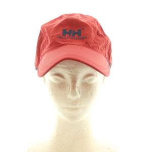HELLY HANSEN キャップ 帽子 ロゴ刺繍 赤 黒 /MI GY99