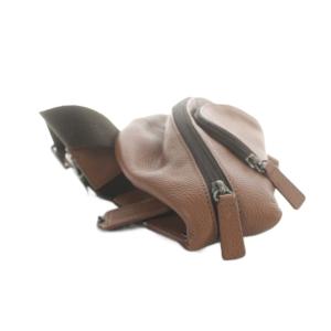 COACH F77233 ボディバッグ ウエストポーチ ロゴ ショルダー レザー 茶 ブラウン GY99 /MQ