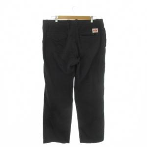 STUSSY CLASSIC コットンパンツ 36 紺 ネイビー ストレート /AO38 GY99