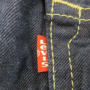 Levi's TYPE1 JEANS デニムパンツ 30 ネイビー ボタンフライ シンチバック