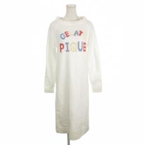 gelato pique ルームウェア 部屋着 セットアップ ワンピース パンツ F 白 ホワイト /AH4 GY99