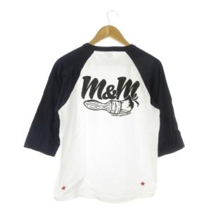 CUSTOM PERFORMANCE ラグランTシャツ 白 ホワイト 紺 ネイビー 七分袖 ロゴプリント