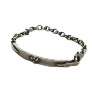 ブレスレット アクセサリー ペンダント ロゴ 百合の紋章 Silver925 シルバー色 GY35 /MQ