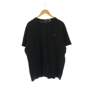Tシャツ 半袖 ロゴ刺繍 ブラック /MY OS GY35