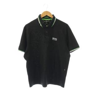 MOISTURE MANAGER ポロシャツ 半袖 ロゴ 10103386 XL ブラック /HK GY35