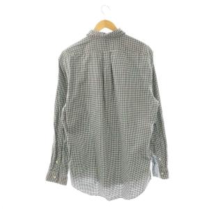 RALPH LAUREN CUSTOM FIT GINGHAM SHIRT シャツ 長袖 チェック L ブラック ホワイト /HK