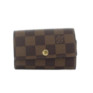 ミュルティクレ6 キーケース ダミエ 6連 茶色 ブラウンN62630 GY35 /RI OS OH