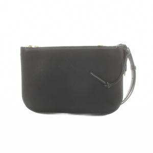 LOEWE 113.54.Z43 ゲート ダブルジップ ポーチ ブラック