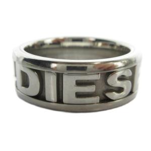 DIESEL リング アクセサリー 指輪 ロゴ 16号 シルバー色 GY35 /MQ