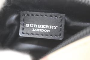 BURBERRY LONDON ミニポーチ ノバチェック PVC ベージュ /YO26 GY35