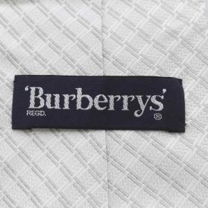 burberrys ネクタイ 総柄 シルク ホワイト