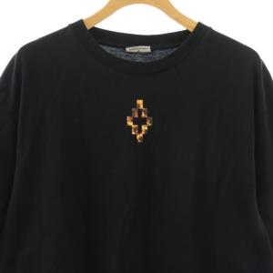 Marcelo Burlon Tシャツ 半袖 ロゴプリント S ブラック /MY OS GY35