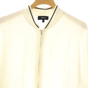 Theory COMPACT CREPE SWEATSHIRT コンパクトクレープスウェットシャツ ジップアップジャケット
