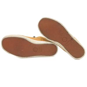 Timberland ブーツ ハイカット レースアップ サイドロゴ ウールリッチ  26.5cm キャメル /IB GY99