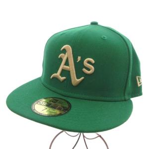 59FIFTY ベースボールキャップ 7 1/2 緑 グリーン アストロズ  ロゴ刺繍 フラットバイザー