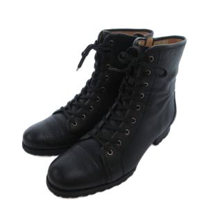 レースアップ ショートブーツ 24cm 黒 ブラック /UO GY99