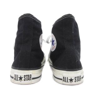 CONVERSE オールスター スニーカー シューズ 27 黒 ブラック ハイカット ロゴ /NU GY99