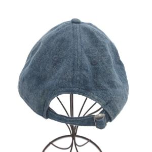NEW ERA キャップ 野球帽 帽子 黒 ブラック デニム ロゴ刺繍 ウォッシュ加工 /NU GY99