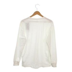 POLO RALPH LAUREN ロンT Tシャツ カットソー クルーネック 長袖 ロゴ刺繍 ワンポイント S 白 ホワイト /AH13
