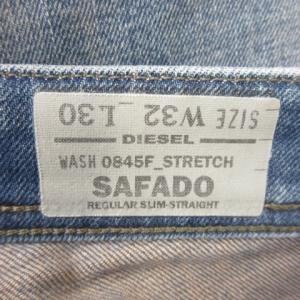 DIESEL SAFADO WASH 0845F STRETCH デニム ジーンズ W32 L30 青 ブルー インディゴ