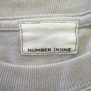 NUMBER (N)INE Tシャツ 1 ベージュ 半袖 グラフィックプリント ラウンドネック /CK15 GY99