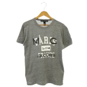 Tシャツ M グレー ロゴプリント イラストプリント ラウンドネック 半袖 /AH21 GY99