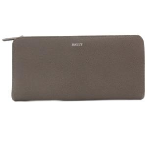 長財布 ウォレット グレー 型押し L字ファスナー 無地 /IL GY99