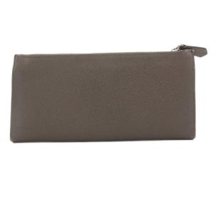 BALLY 長財布 ウォレット グレー 型押し L字ファスナー 無地 /IL GY99