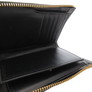 CASTELBAJAC 長財布 ウォレット 黒 ブラック エンボス加工 ジッパー開閉 /IL GY99