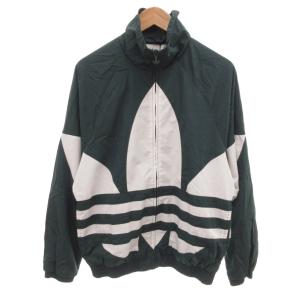 adidas Originals セットアップ ジャージ 緑 グリーン S トレフォイルロゴ スタンドカラー 長袖 /IL GY99