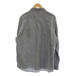 LACOSTE シャツ XXL グレー 長袖 レギュラーカラー 胸ポケット /LP GY99
