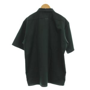 Dickies カリフォークス CALIFOLKS シャツ 緑 グリーン 半袖 ロゴ ワッペン 胸ポケット /LP GY99