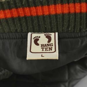 HANG TEN HANGTEN 中綿ジャケット 上着 L カーキ 長袖 キルティング /GG GY99