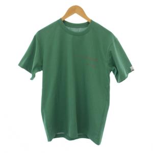 Tシャツ カットソー 1 緑 グリーン 半袖 ラウンドネック プリント /LP GY99