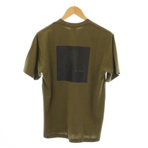 GOLDWIN Tシャツ カットソー M カーキ ラウンドネック 半袖 胸ポケット /LP GY99