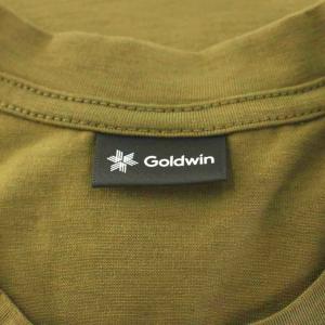 GOLDWIN Tシャツ カットソー M カーキ ラウンドネック 半袖 胸ポケット /LP GY99