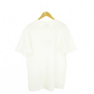 STUSSY トレーナー XL 白 ホワイト チェッカー柄 ロゴプリント 半袖 /CK15 GY99