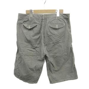 ハーフパンツ 32 グレー ショート丈 ロゴ刺繍 /YU GY99（2026/04/21