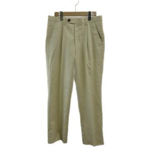 チノパンツ チノパン M ベージュ 無地 タック入り フルレングス A1R65-190-02 /PP GY99
