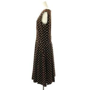 COMME des GARCONS COMME des GARCONS AD2006 ワンピース ノースリーブ スクエアネック S ブラウン アイボリー /DO GY06