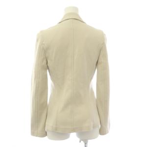 ARMANI COLLEZIONI テーラードジャケット シングル 背抜き ワンカラー 38 ライトベージュ /BB GY06