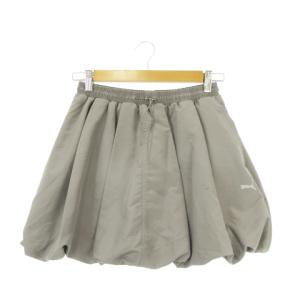 × プーマ PUMA バルーンスカート ミニ ドローコード M グレー /AH12 GY99