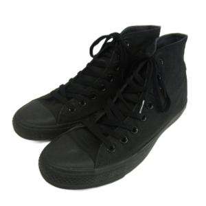 CONVERSE ネクスター NEXTAR スニーカー キャンバス ハイカット US9 27.5?p 黒 ブラック /XZ