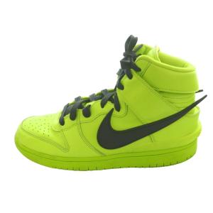 ×AMBUSH Dunk High Flash Lime スニーカー