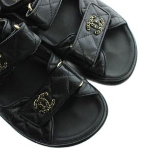 CHANEL G35927-X56140-94305 マトラッセ サンダル